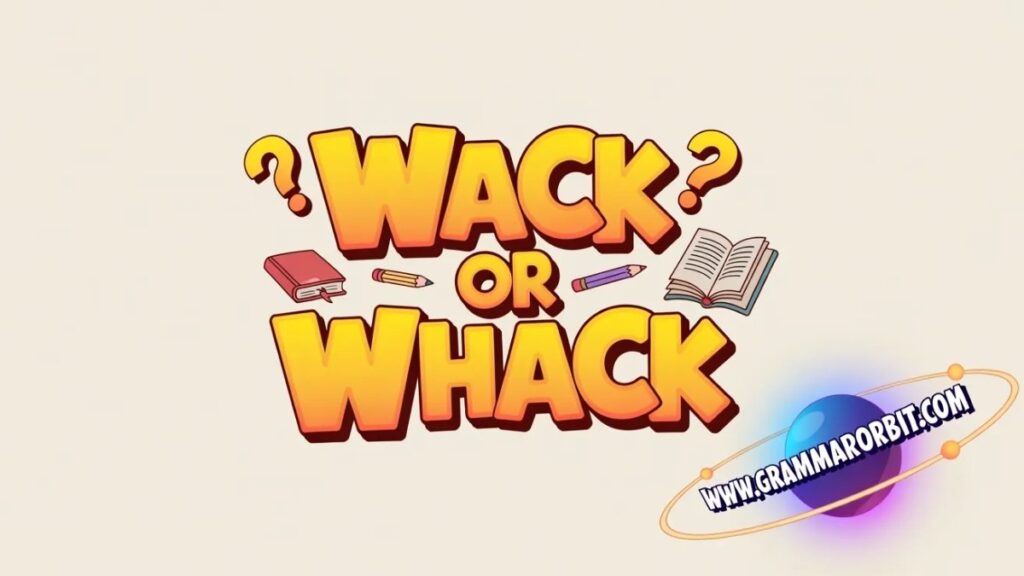 The Real Difference Between Wack and Whack