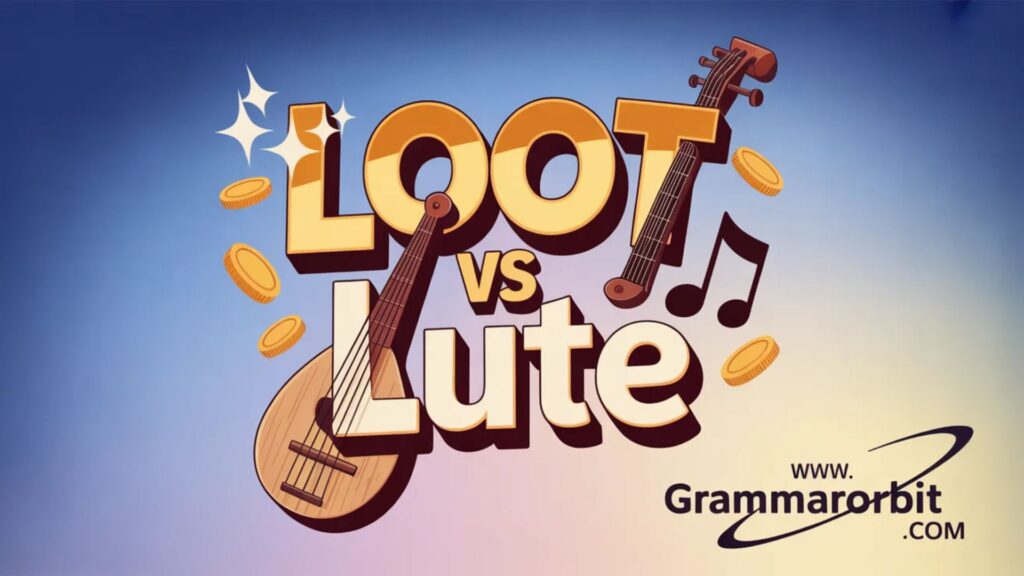 Loot vs Lute: Meaning Spelling Pronunciation and Easy Examples