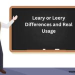Leary or Leery Differences and Real Usage